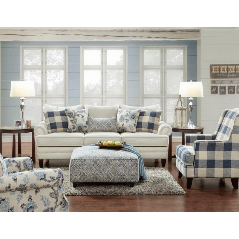 Fusion Furniture Stationary Fabric Accent Chair 260YUCATAN INDIGO IMAGE 2