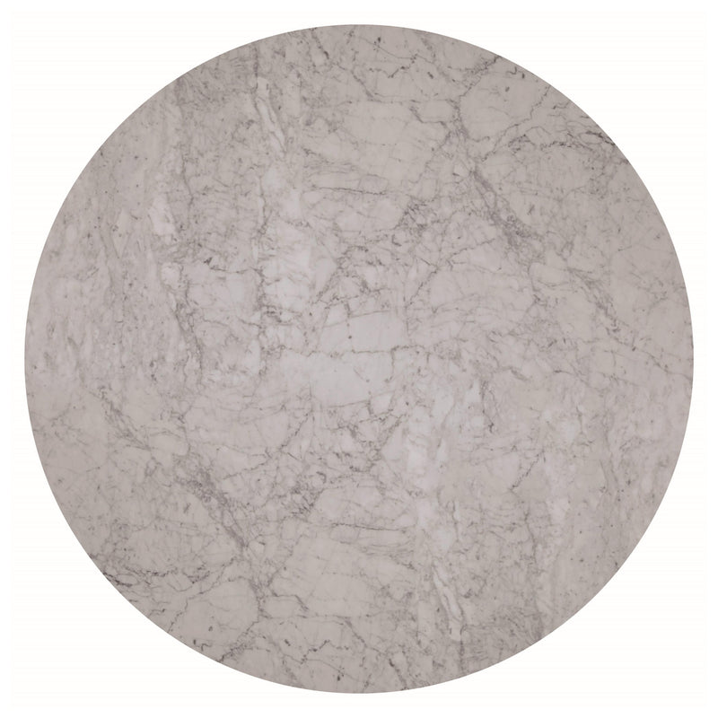 Coaster Furniture Bartole 108020 Round 48-inch Italian Marble Top Dining Table - White IMAGE 2