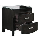 Homelegance Lyric 2-Drawer Nightstand 1737NGY-4 IMAGE 3