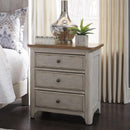  Liberty Furniture Industries Inc. Farmhouse Reimagined 3-Drawer Nightstand 652-BR61 IMAGE 1