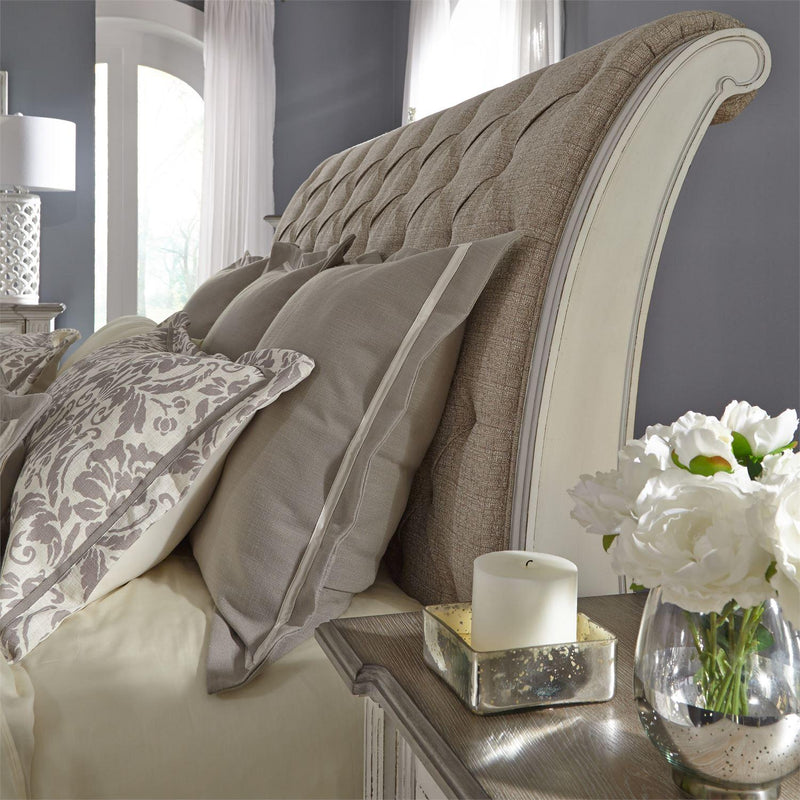  Liberty Furniture Industries Inc. Abbey Park King Upholstered Sleigh Bed 520-BR-KUSL IMAGE 5