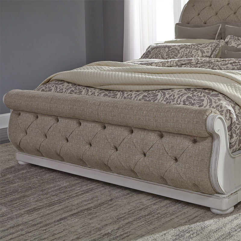  Liberty Furniture Industries Inc. Abbey Park King Upholstered Sleigh Bed 520-BR-KUSL IMAGE 6