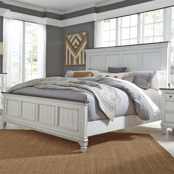 Liberty Furniture Industries Inc. Allyson Park King Panel Bed 417-BR-KPB IMAGE 1