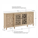 C2C RETHA 4 DOOR CREDENZA 25020BRNCRED