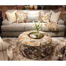 Fusion Furniture Fabric Ottoman 140 PRINCETON EARTH IMAGE 2