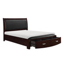 Homelegance Lyric California King Upholstered Sleigh Bed with Storage 1737KNC-1CK* IMAGE 3