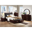 Homelegance Lyric California King Upholstered Sleigh Bed with Storage 1737KNC-1CK* IMAGE 4