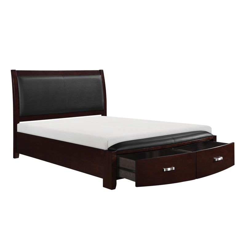 Homelegance Lyric Queen Upholstered Sleigh Bed with Storage 1737NC-1* IMAGE 3