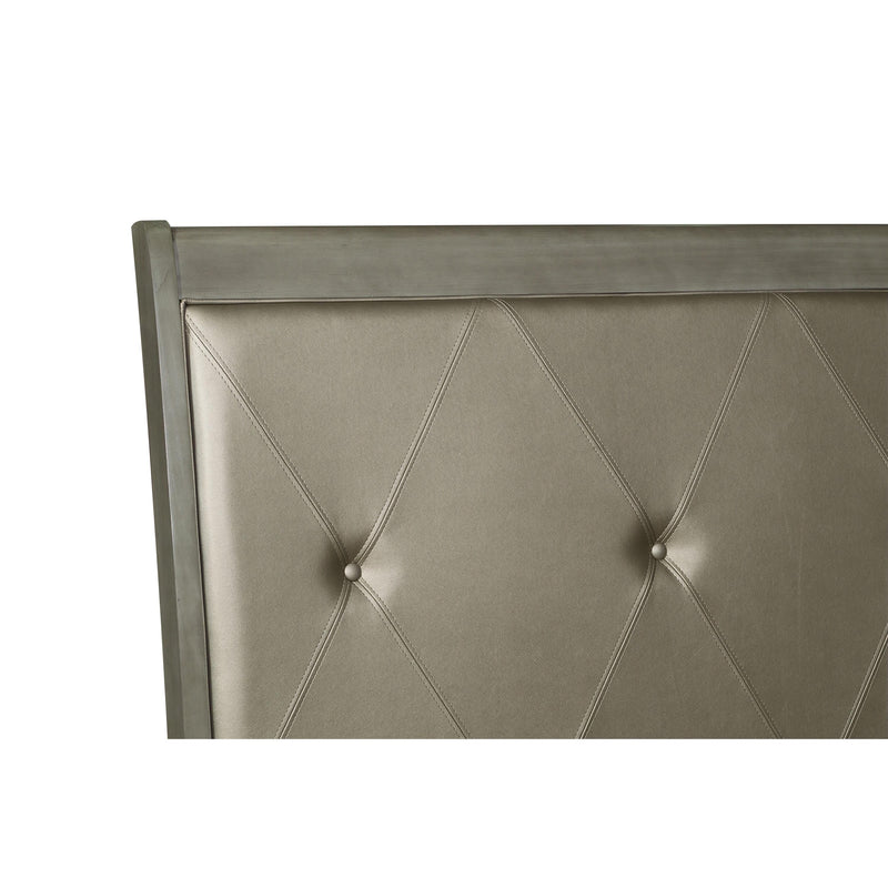 Homelegance Cotterill California King Upholstered Panel Bed 1730KGY-1CK* IMAGE 5