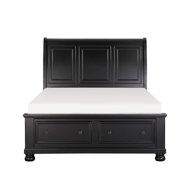 Homelegance Laurelin California King Sleigh Bed with Storage 1714KBK-1CK* IMAGE 1