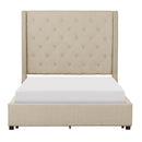 Homelegance Fairborn California King Upholstered Platform Bed with Storage 5877KBE-1CKDW* IMAGE 5