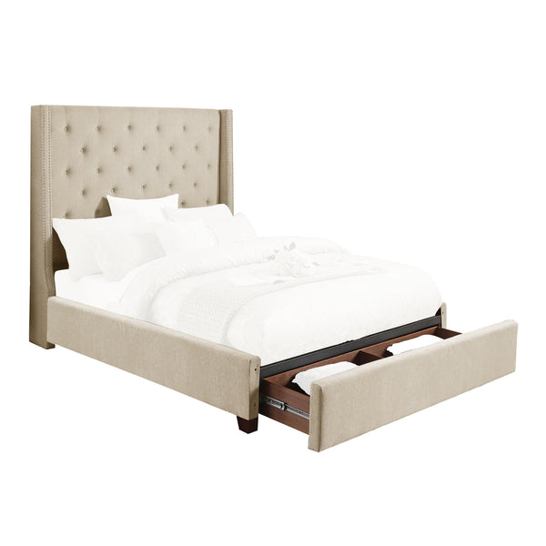 Homelegance Fairborn Full Upholstered Platform Bed with Storage 5877FBE-1DW* IMAGE 1