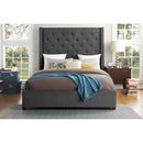 Homelegance Fairborn California King Upholstered Platform Bed 5877KGY-1CK* IMAGE 6