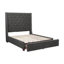 Homelegance Fairborn California King Upholstered Platform Bed with Storage 5877KGY-1CKDW* IMAGE 4