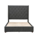 Homelegance Fairborn California King Upholstered Platform Bed with Storage 5877KGY-1CKDW* IMAGE 5