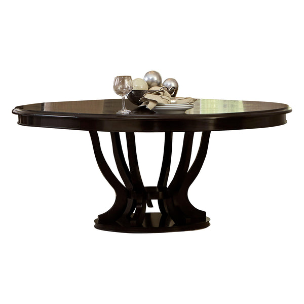 Homelegance Oval Savion Dining Table with Pedestal Base 5494-76* IMAGE 1