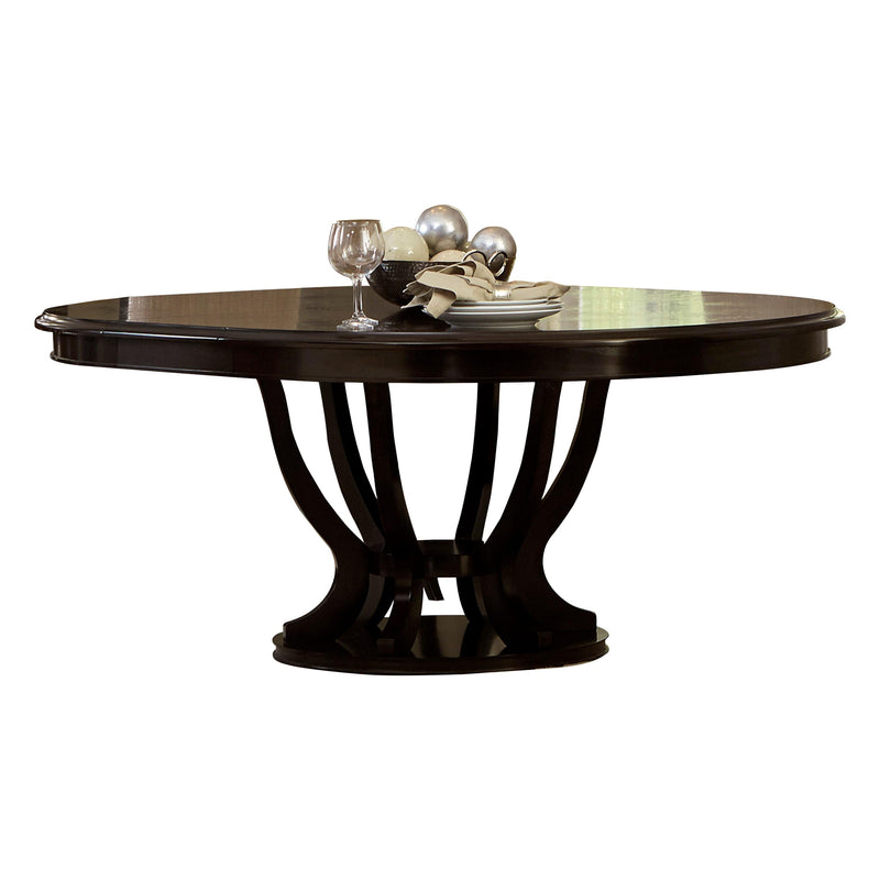 Homelegance Oval Savion Dining Table with Pedestal Base 5494-76* IMAGE 1