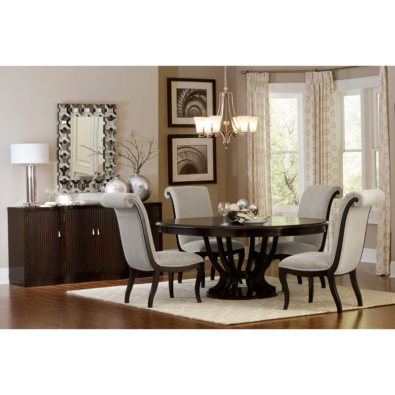 Homelegance Oval Savion Dining Table with Pedestal Base 5494-76* IMAGE 3
