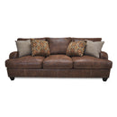 Franklin Indira Stationary Fabric and Leather Look Sofa 848-40 8337-15 IMAGE 1