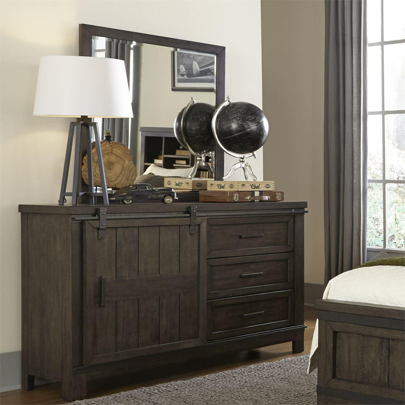  Liberty Furniture Industries Inc. Thornwood Hills Dresser Mirror 759-BR50 IMAGE 5