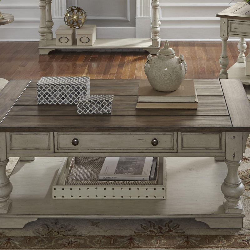  Liberty Furniture Industries Inc. Morgan Creek Occasional Table Set 498-OT-3PCS IMAGE 2