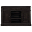 Coaster Furniture Phelps 121235 2-door Sideboard Buffet Cabinet - Distressed Noir IMAGE 2