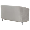 Coaster Furniture Avonlea 508461 Upholstered Sloped Arm Sofa - Grey Velvet IMAGE 7