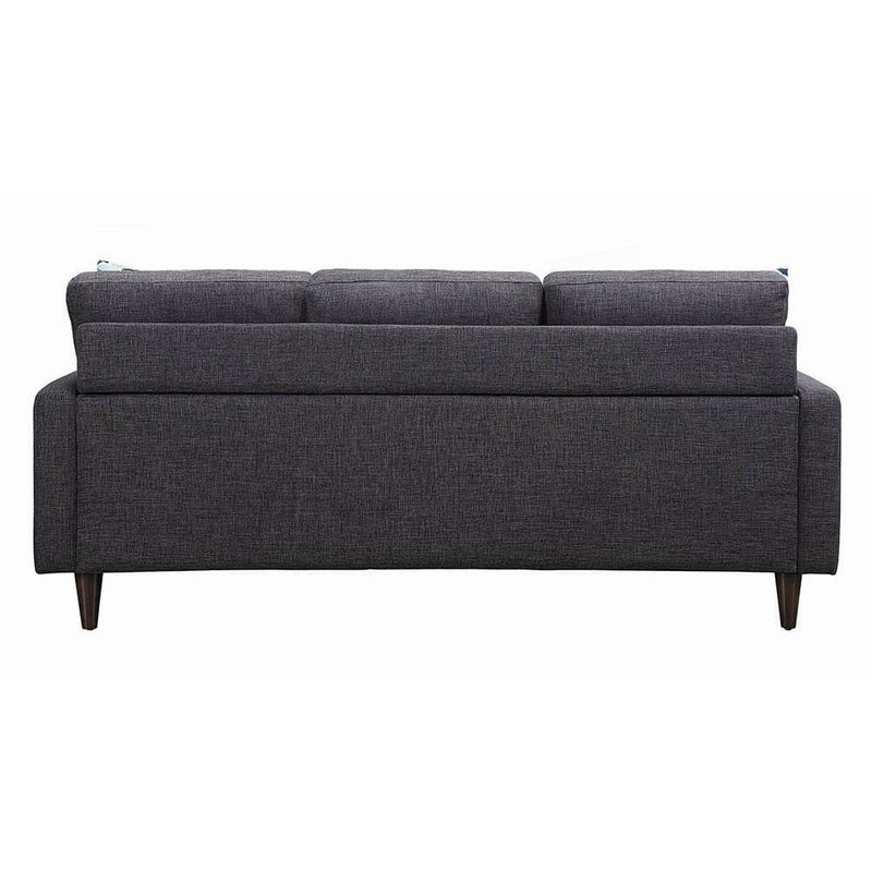 Coaster Furniture Watsonville 552001 Upholstered Track Arm Tufted Sofa - Grey IMAGE 4