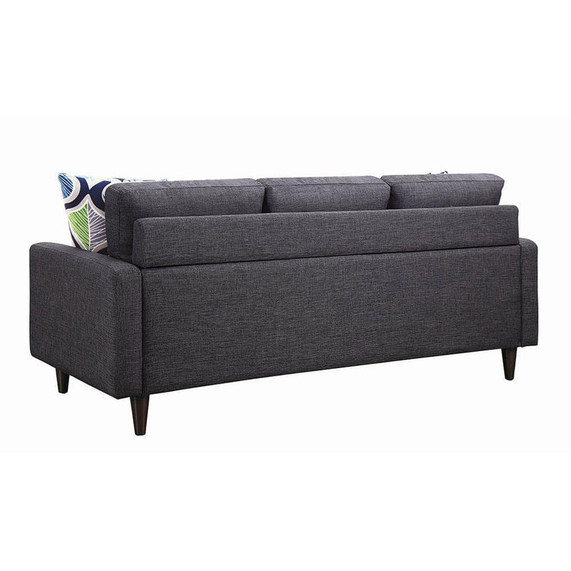 Coaster Furniture Watsonville 552001 Upholstered Track Arm Tufted Sofa - Grey IMAGE 5