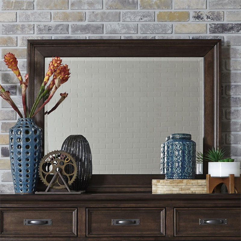  Liberty Furniture Industries Inc. Saddlebrook Dresser Mirror 184-BR51 IMAGE 5