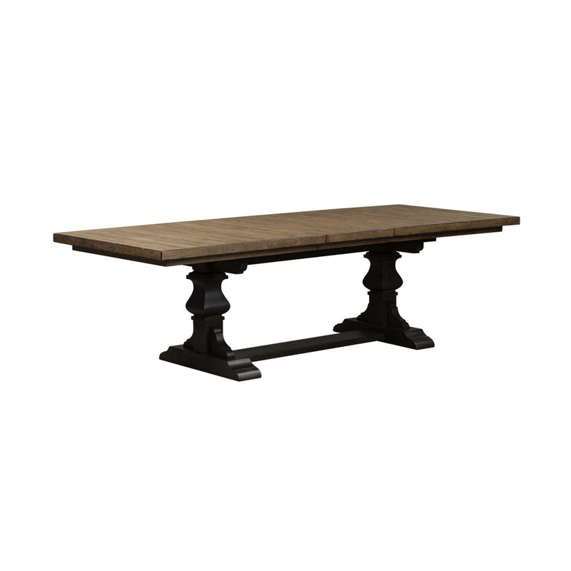  Liberty Furniture Industries Inc. Harvest Home Dining Table with Trestle Base 879-DR-TRS IMAGE 2