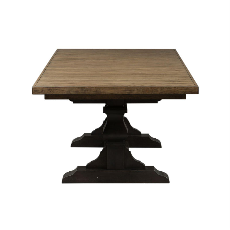  Liberty Furniture Industries Inc. Harvest Home Dining Table with Trestle Base 879-DR-TRS IMAGE 3