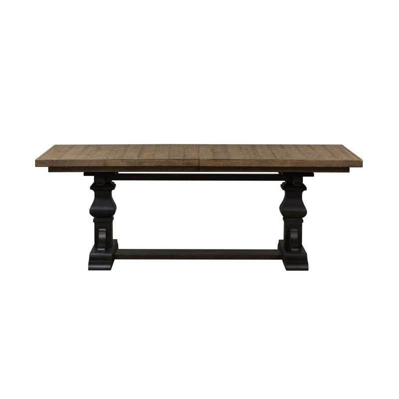  Liberty Furniture Industries Inc. Harvest Home Dining Table with Trestle Base 879-DR-TRS IMAGE 6