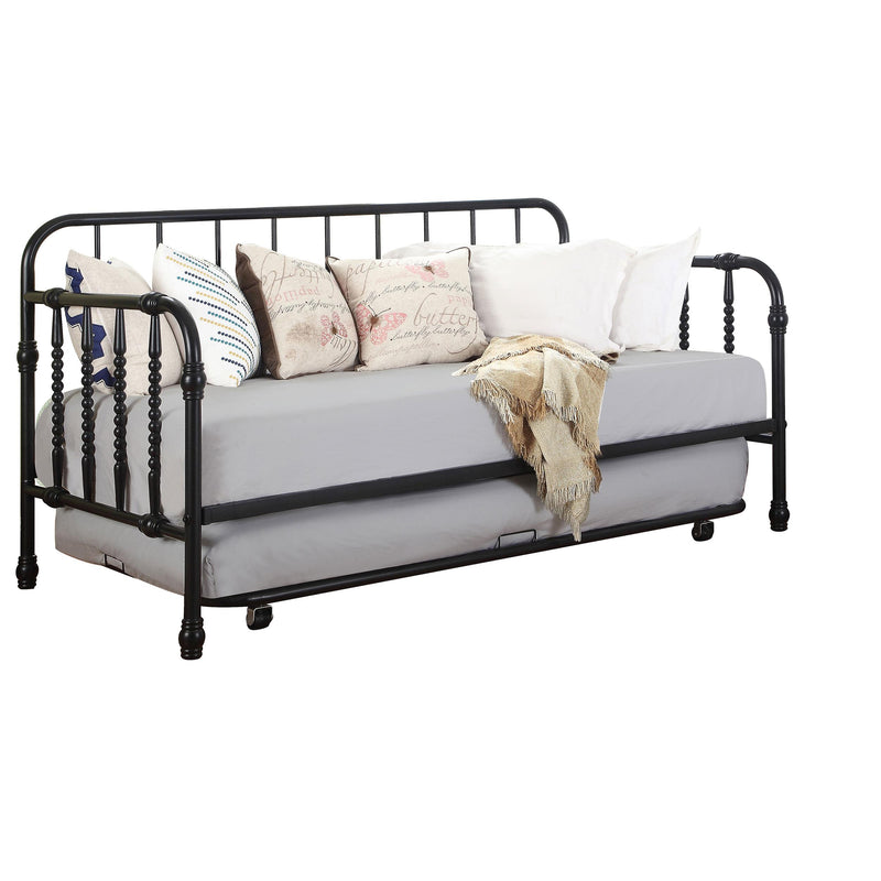 Coaster Furniture Marina 300765 Metal Twin Daybed with Trundle - Black IMAGE 1