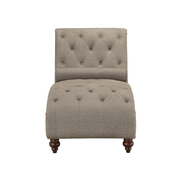 Homelegance Bonne Fabric Chaise 1162BR-5 IMAGE 1