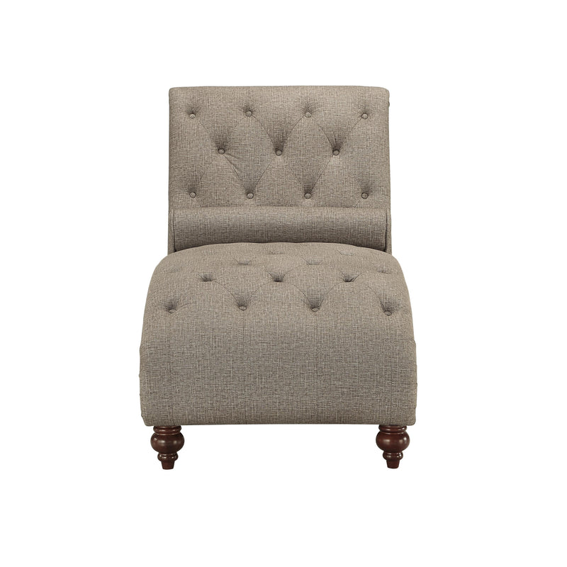 Homelegance Bonne Fabric Chaise 1162BR-5 IMAGE 1