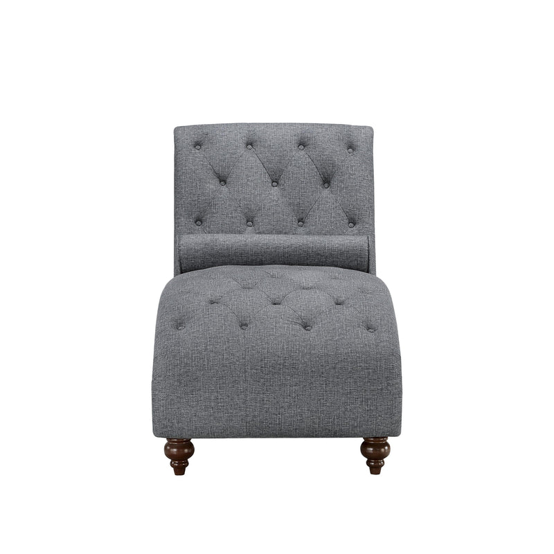 Homelegance Bonne Fabric Chaise 1162GY-5 IMAGE 1