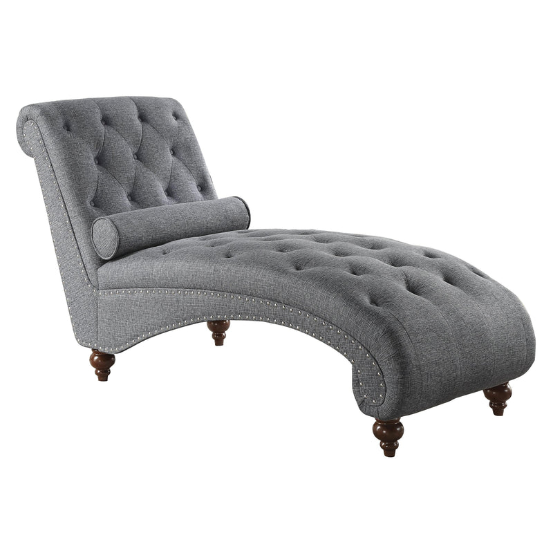 Homelegance Bonne Fabric Chaise 1162GY-5 IMAGE 2