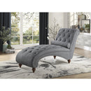 Homelegance Bonne Fabric Chaise 1162GY-5 IMAGE 4