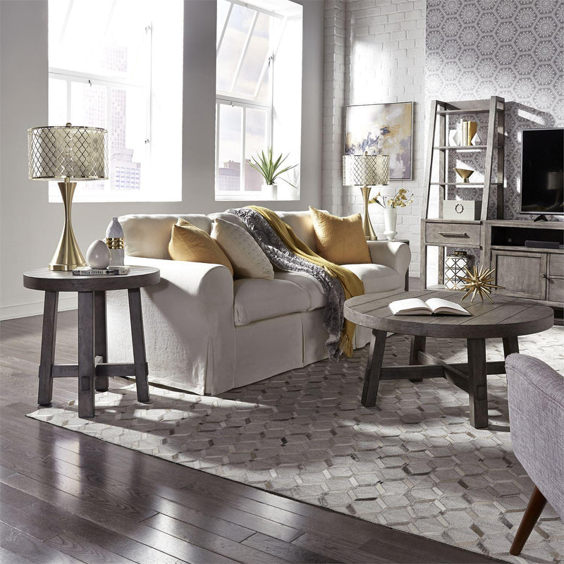  Liberty Furniture Industries Inc. Modern Farmhouse End Table 406-OT1024 IMAGE 3