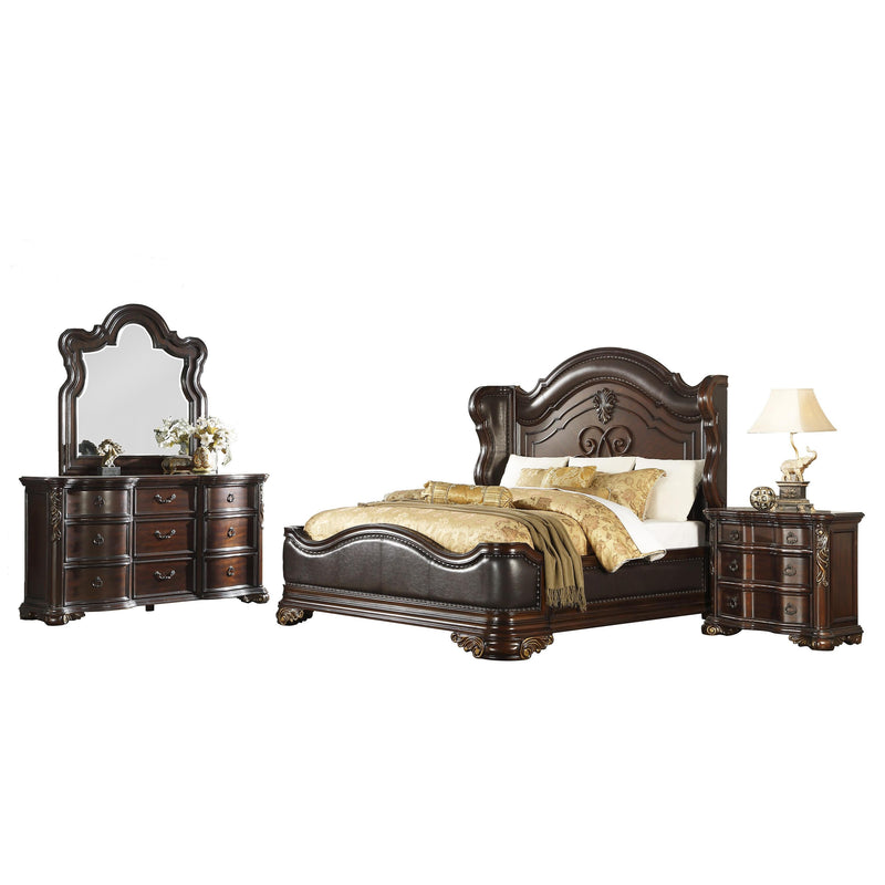 Homelegance Royal Highlands California King Upholstered Panel Bed 1603K-1CK* IMAGE 3