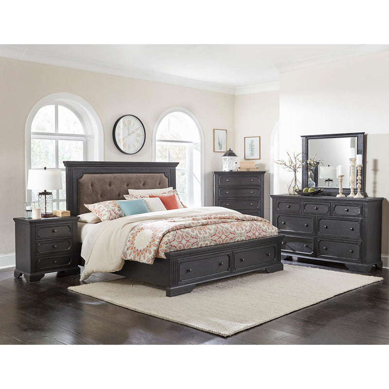 Homelegance Bolingbrook California King Upholstered Platform Bed with Storage 1647K-1CK* IMAGE 4