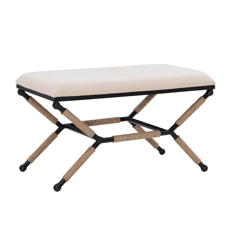 CAMPAIGN LINEN ACCENT BENCH 426032LINBEN01ASU