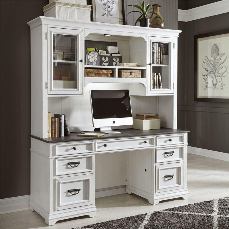  Liberty Furniture Industries Inc. Office Desk Components Hutch 417-HO132 IMAGE 2