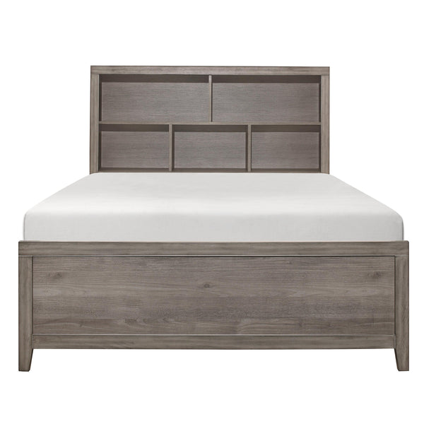 Homelegance Woodrow Queen Upholstered Platform Bed 2042NB-1* IMAGE 1