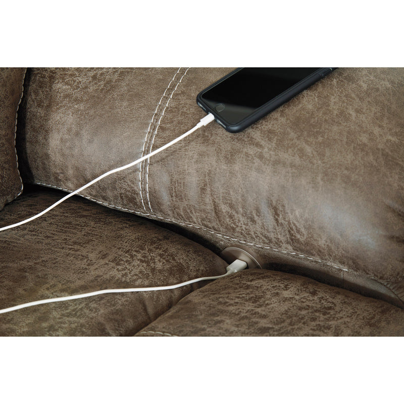 Benchcraft Segburg Power Reclining Leather Look 4 pc Sectional 3430359/3430377/3430354/3430362 IMAGE 7