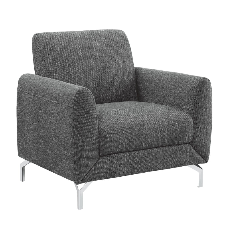 Homelegance Venture Stationary Fabric Chair 9594DGY-1 IMAGE 2