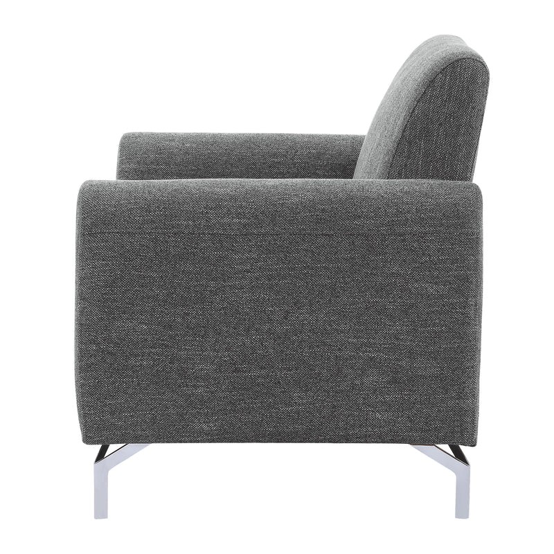 Homelegance Venture Stationary Fabric Chair 9594DGY-1 IMAGE 3