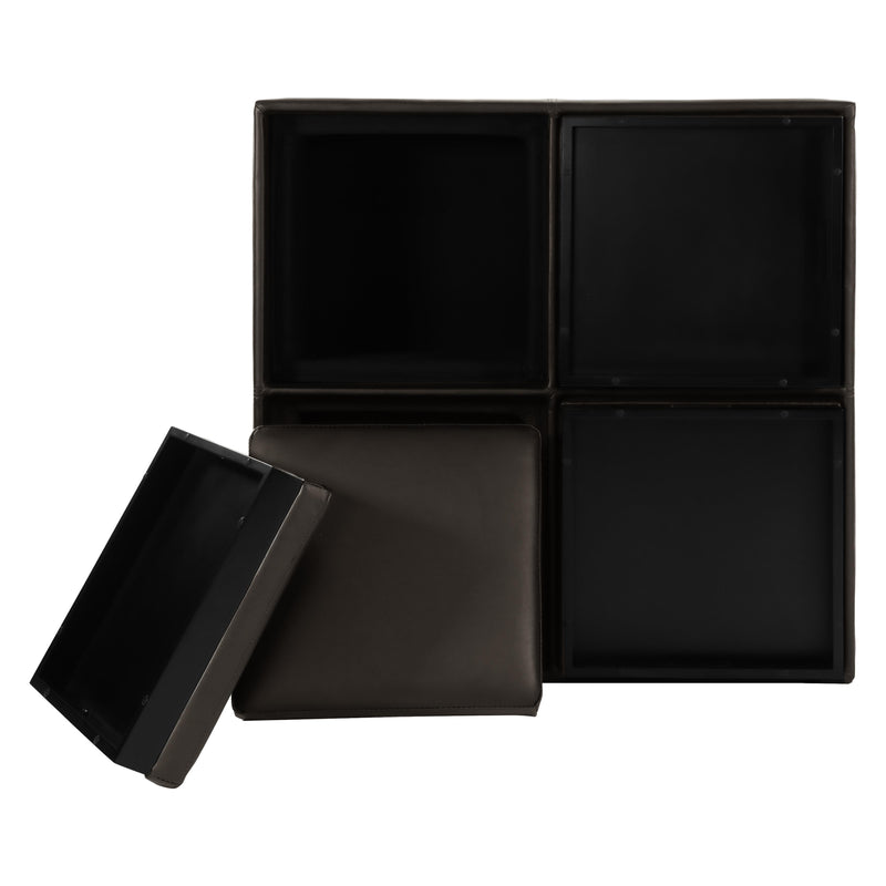 Homelegance Kaitlyn Leather Look Storage Ottoman 468PU IMAGE 7