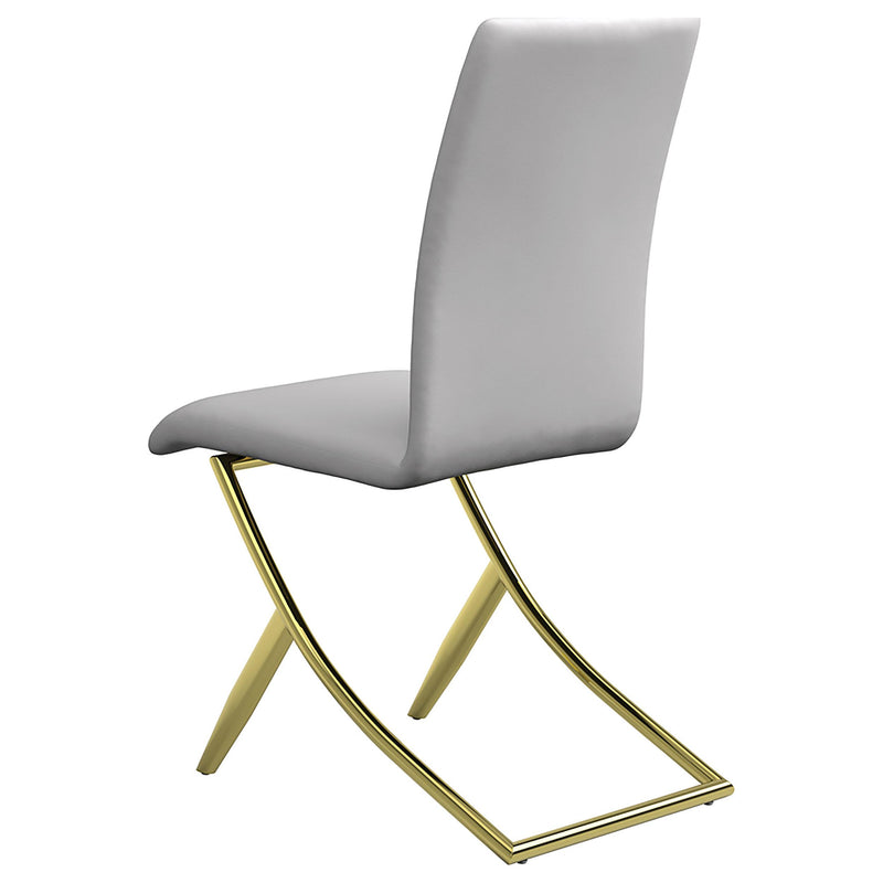 Coaster Furniture Carmelia 105171 Upholstered Dining Side Chair - White (Set of 4) IMAGE 5